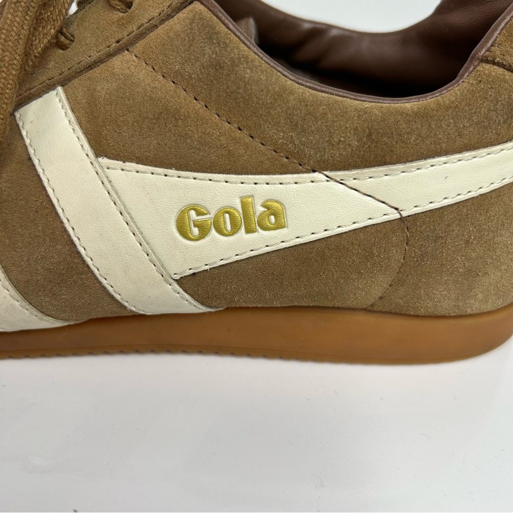 Brown Suede Gola Harrier's Shoes Men's Size 10 - Picture 6 of 15